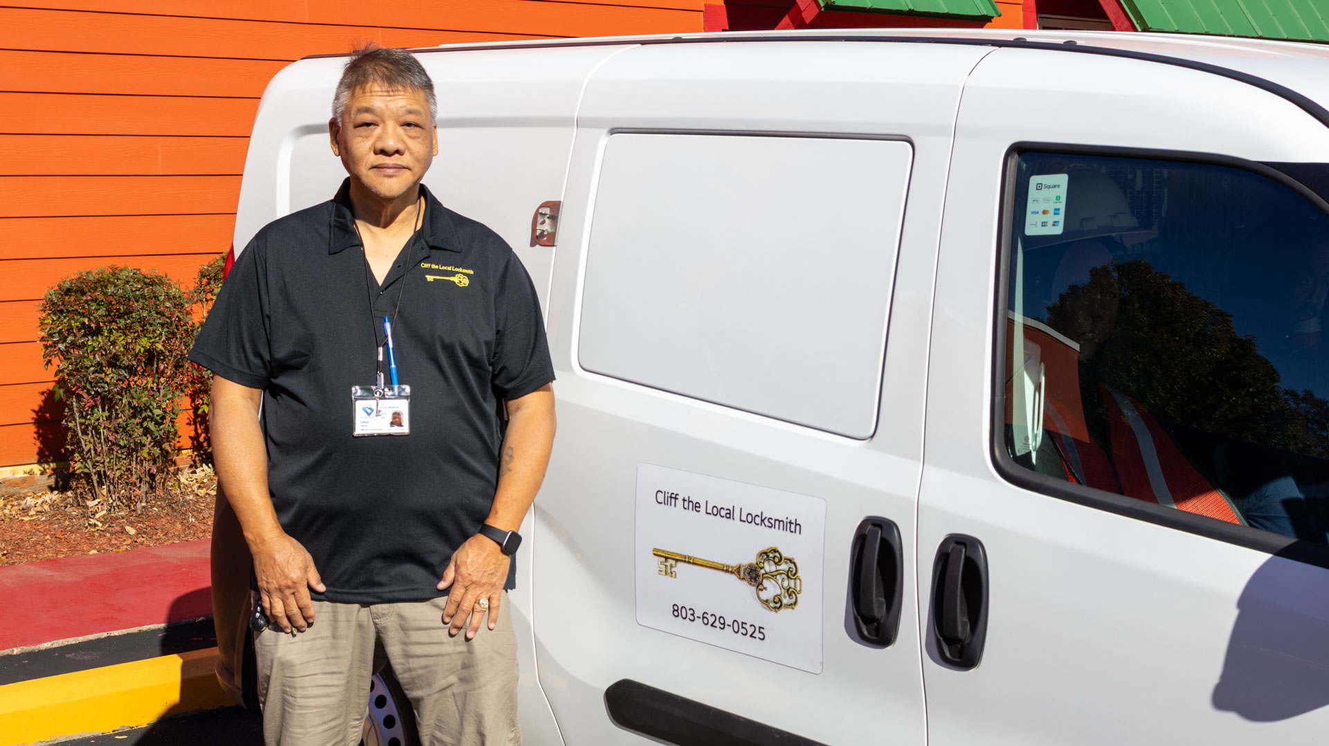 Cliff the Local Locksmith with service van
